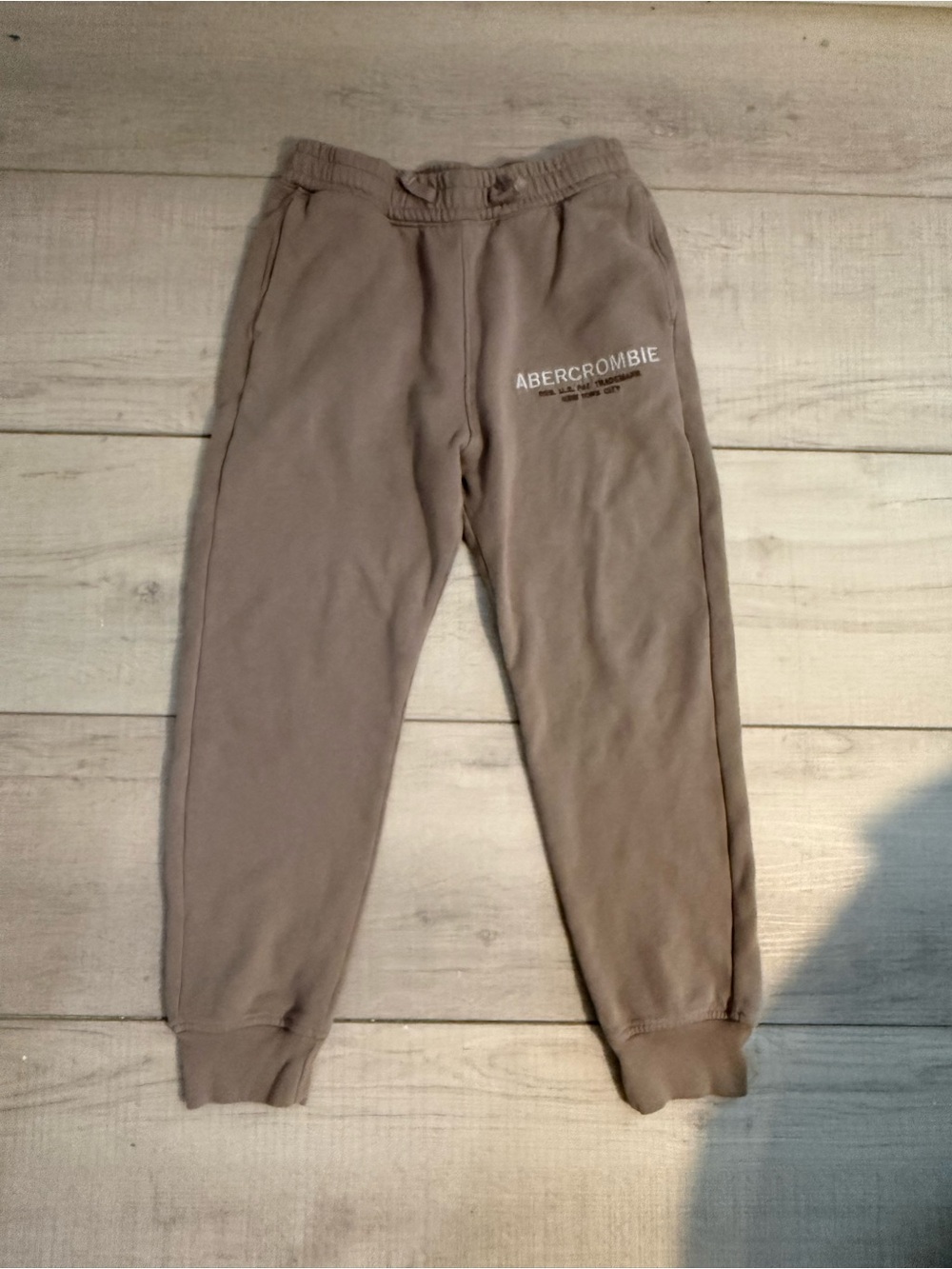 Abercrombie & Fitch Kids Taupe Jogger Sweatpants